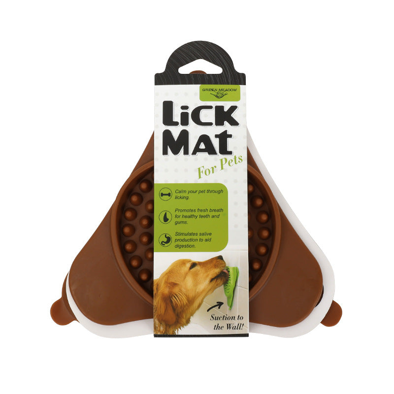 Lick mat for pets with packaging on a white background