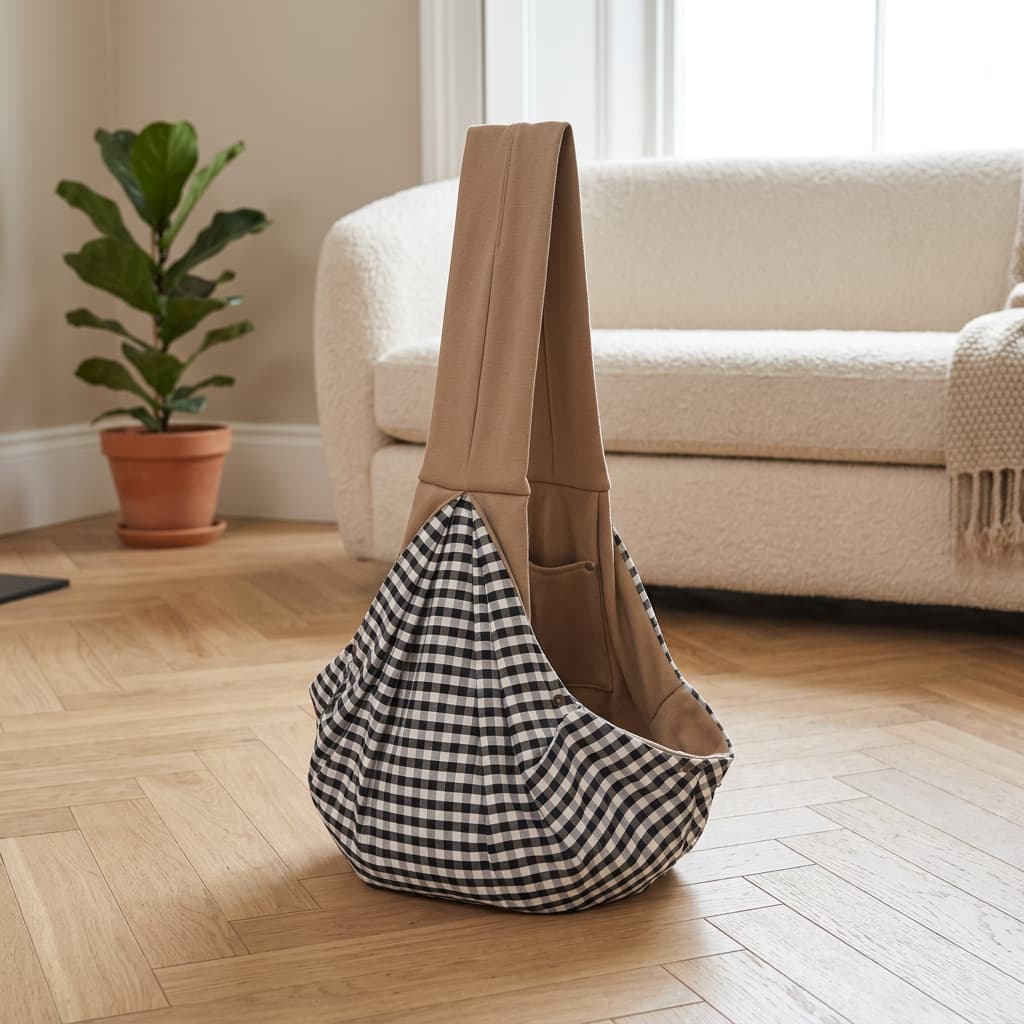 Reversible Canvas Pet Sling Carrier Bag | Cats & Dogs up to 7.5kg | 15 Colours