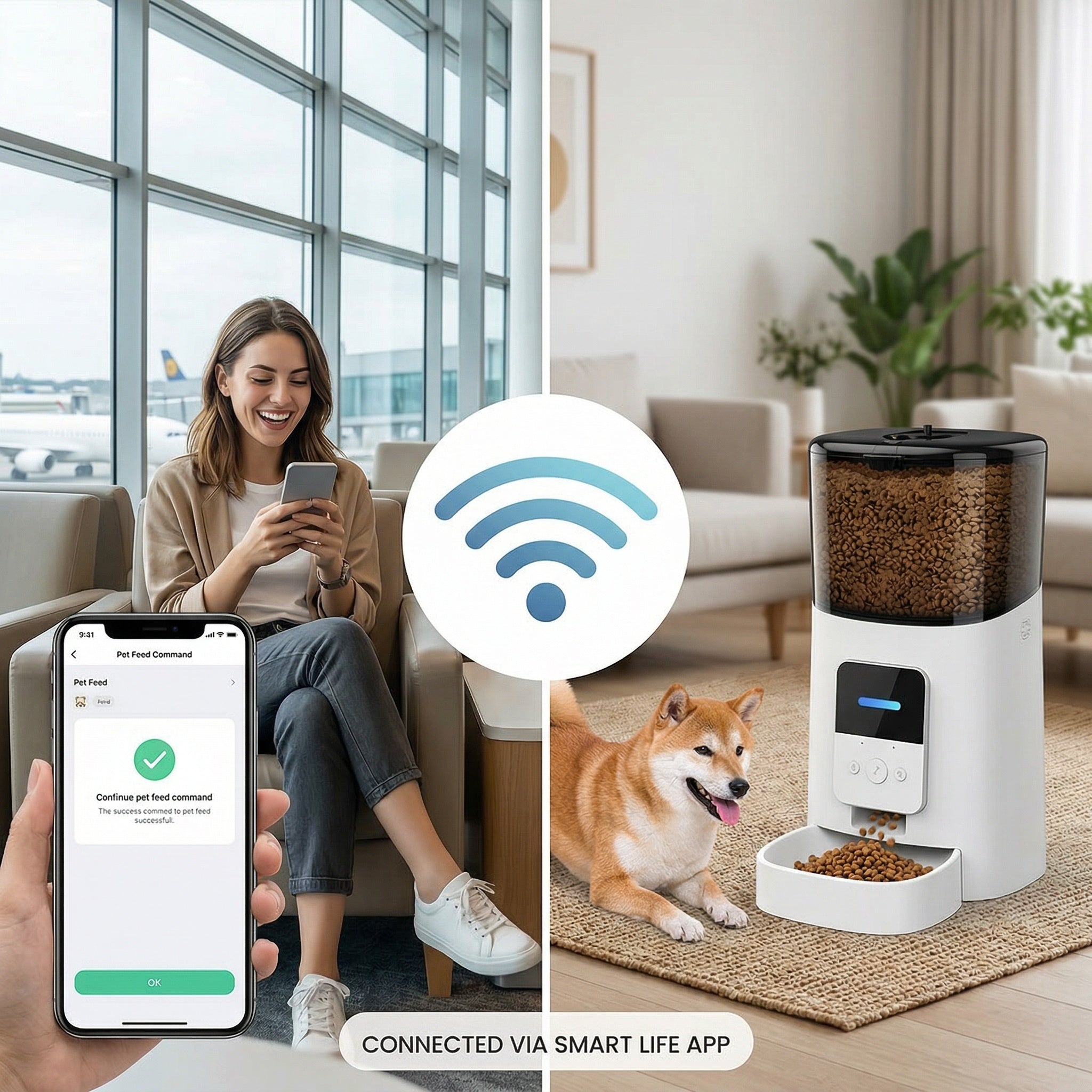 Smart Automatic Pet Feeding Station