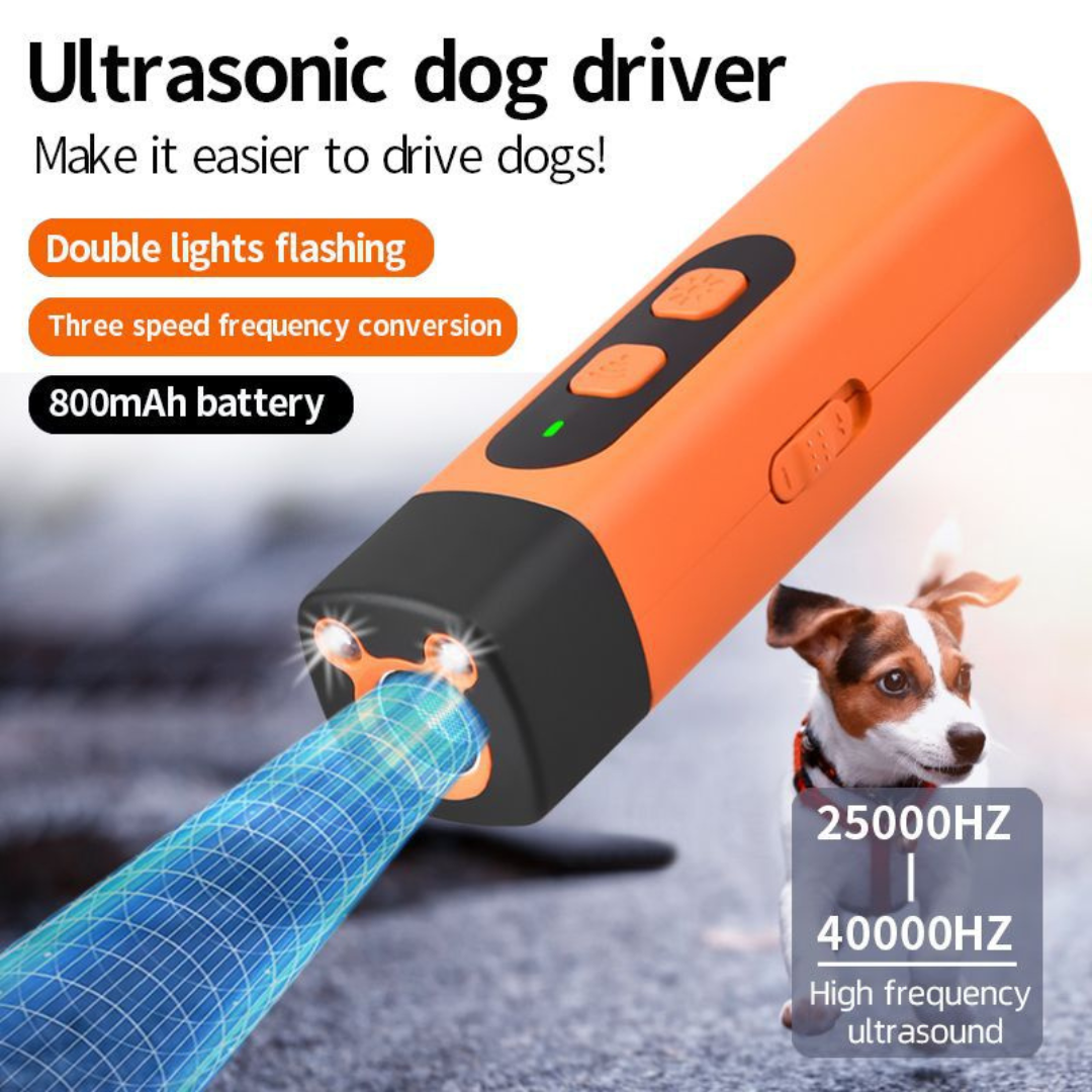 Ultrasonic dog driver with features highlighted on a blurred background