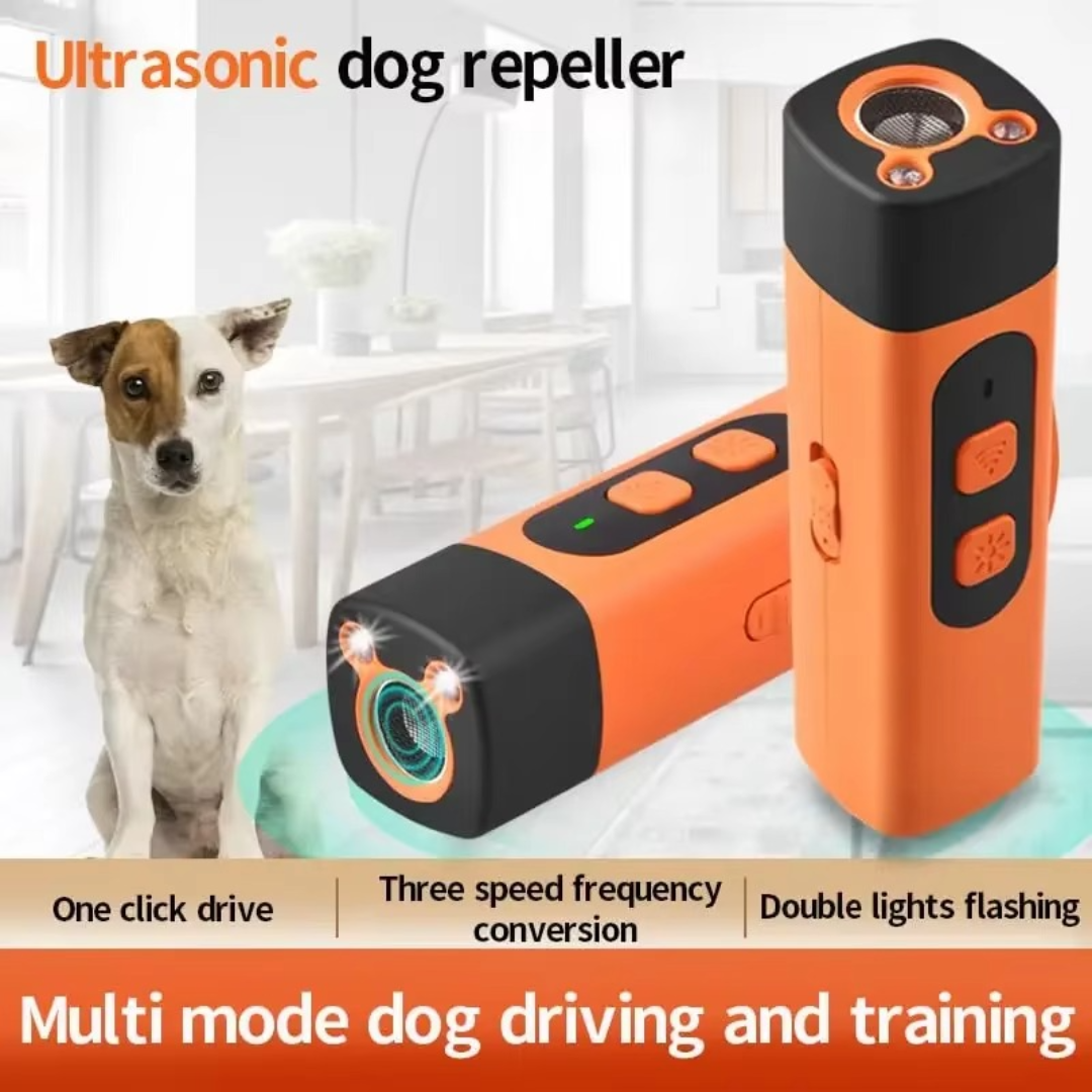 Dog-friendly anti-bark ultrasonic device