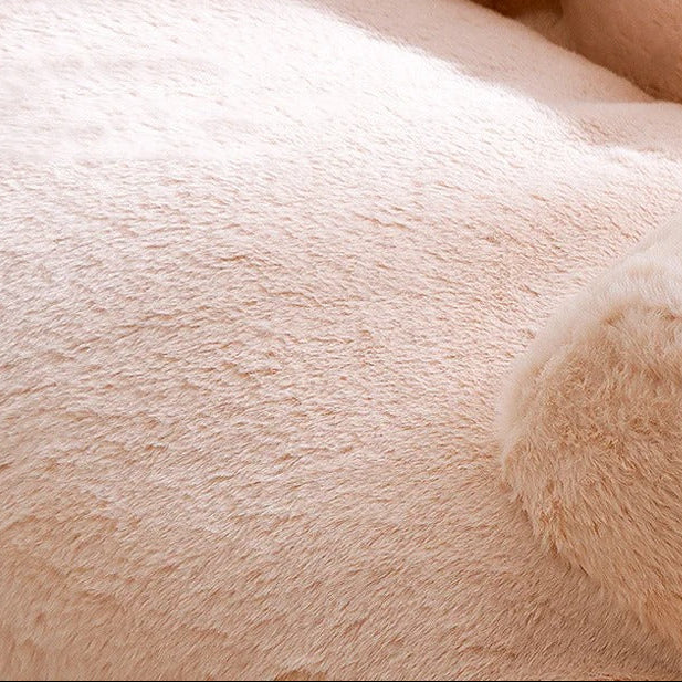 Close-up of a pig's skin texture